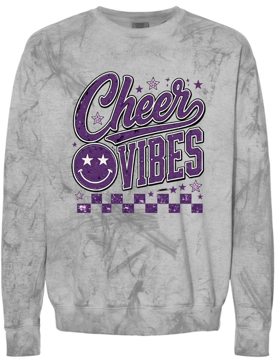 Crew Neck - Smoke - Cheer Vibes