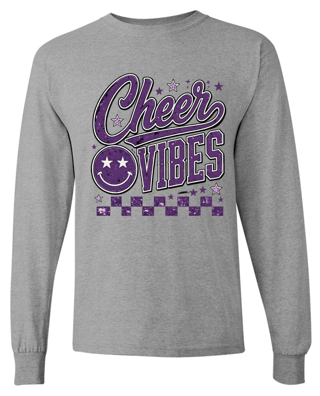 Long Sleeve - Sport Grey - Cheer Vibes