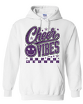 Hoodie - White - Cheer Vibes