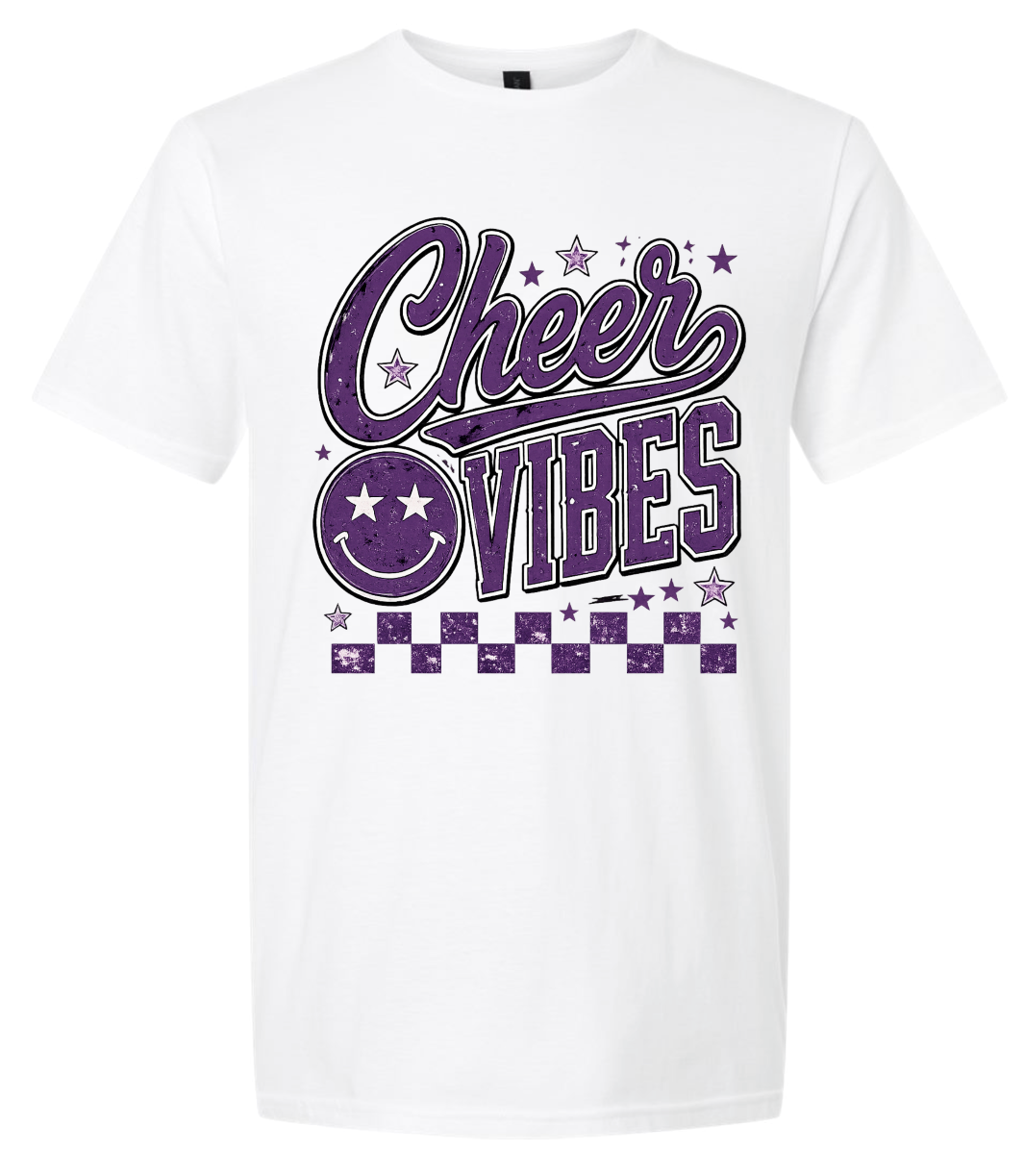 T-Shirt - Ivory - Cheer Vibes