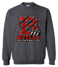 Crew Neck - Charcoal - Claw