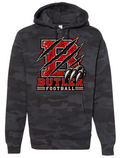 Hoodie - Black Camo - Claw