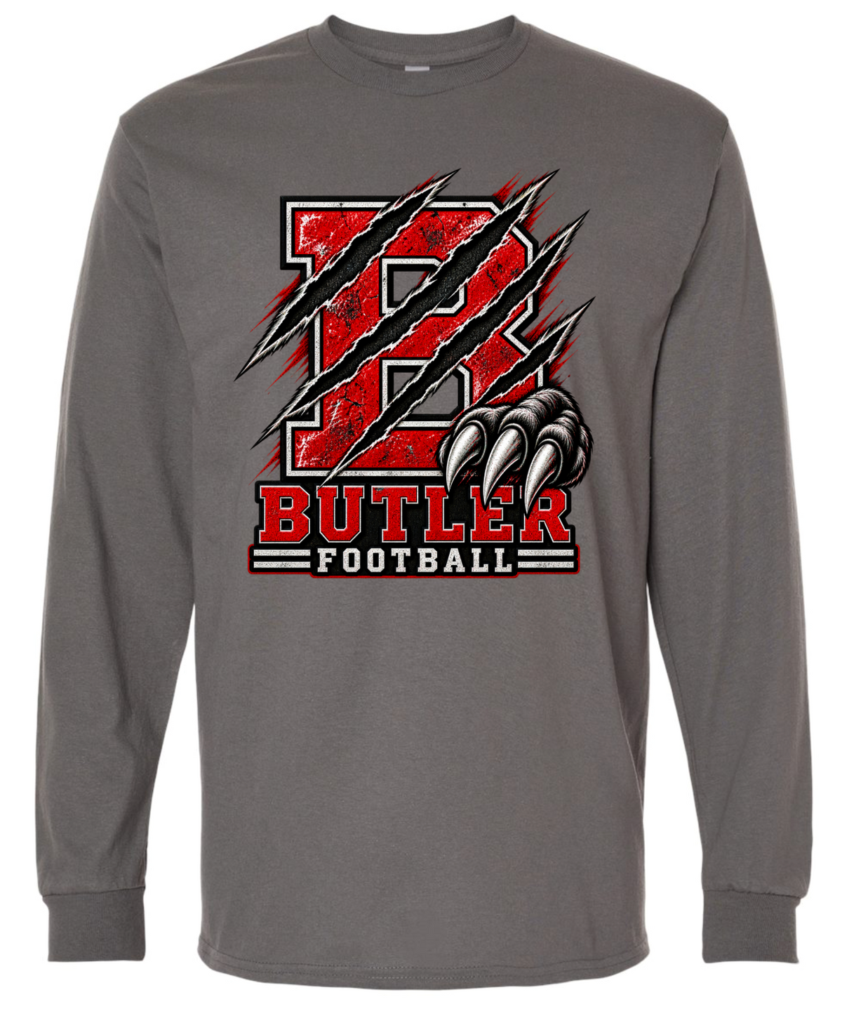 Long Sleeve - Charcoal - Claw