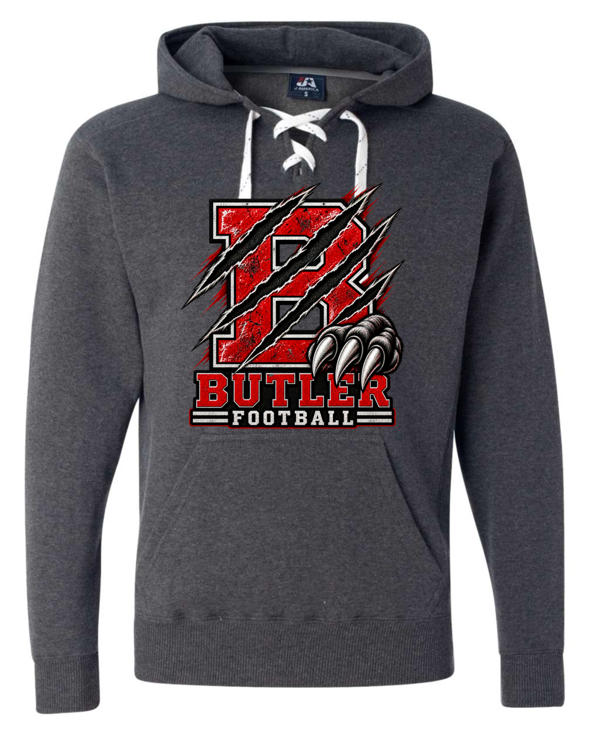 Hoodie lace - Charcoal - Claw