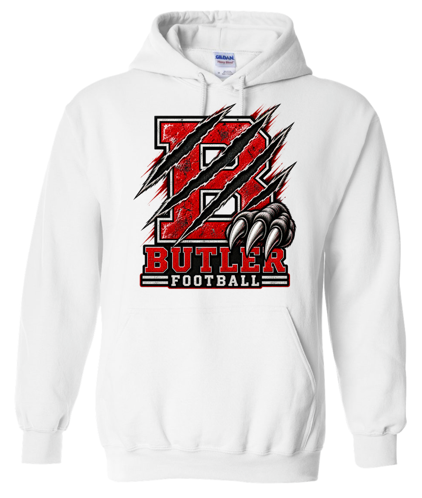 Hoodie - White - Claw