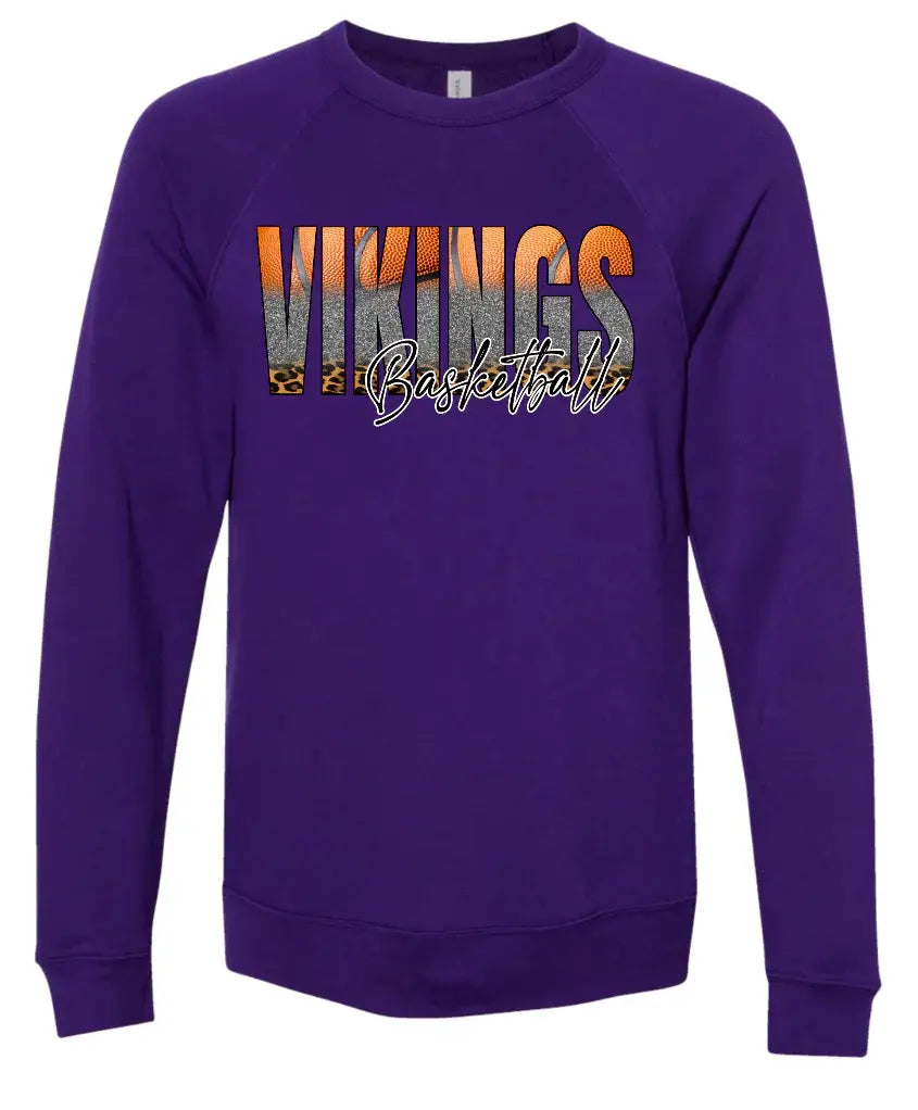 Crew Neck BBall Glitter Fade 12