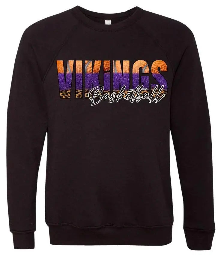 Crew Neck BBall Glitter Fade 13