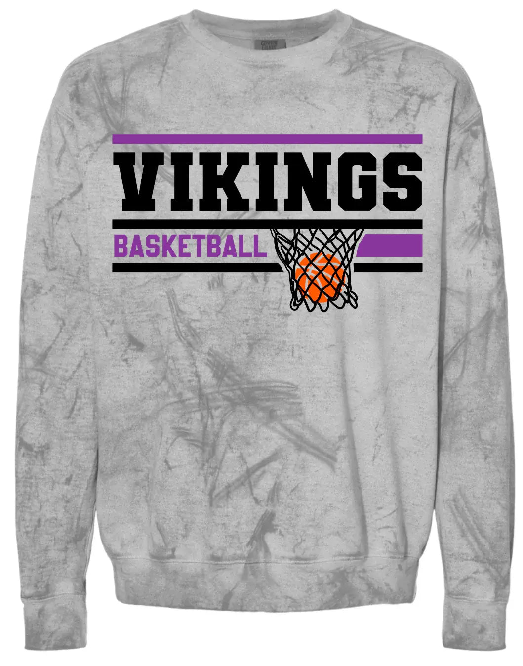 Crew Neck BBall Stack Hoop 1