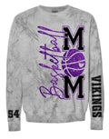 Crew Neck Basketball Mom Vert Smoke