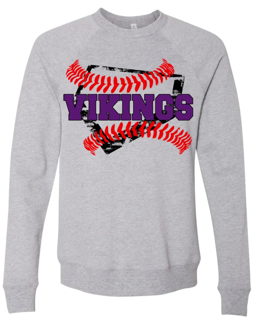 Crew Neck Grey Viking Base Stitch 7