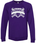 Crew Neck Purple Cross Bat Viking 5