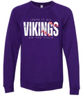 Crew Neck Purple Leave It On The Field 4