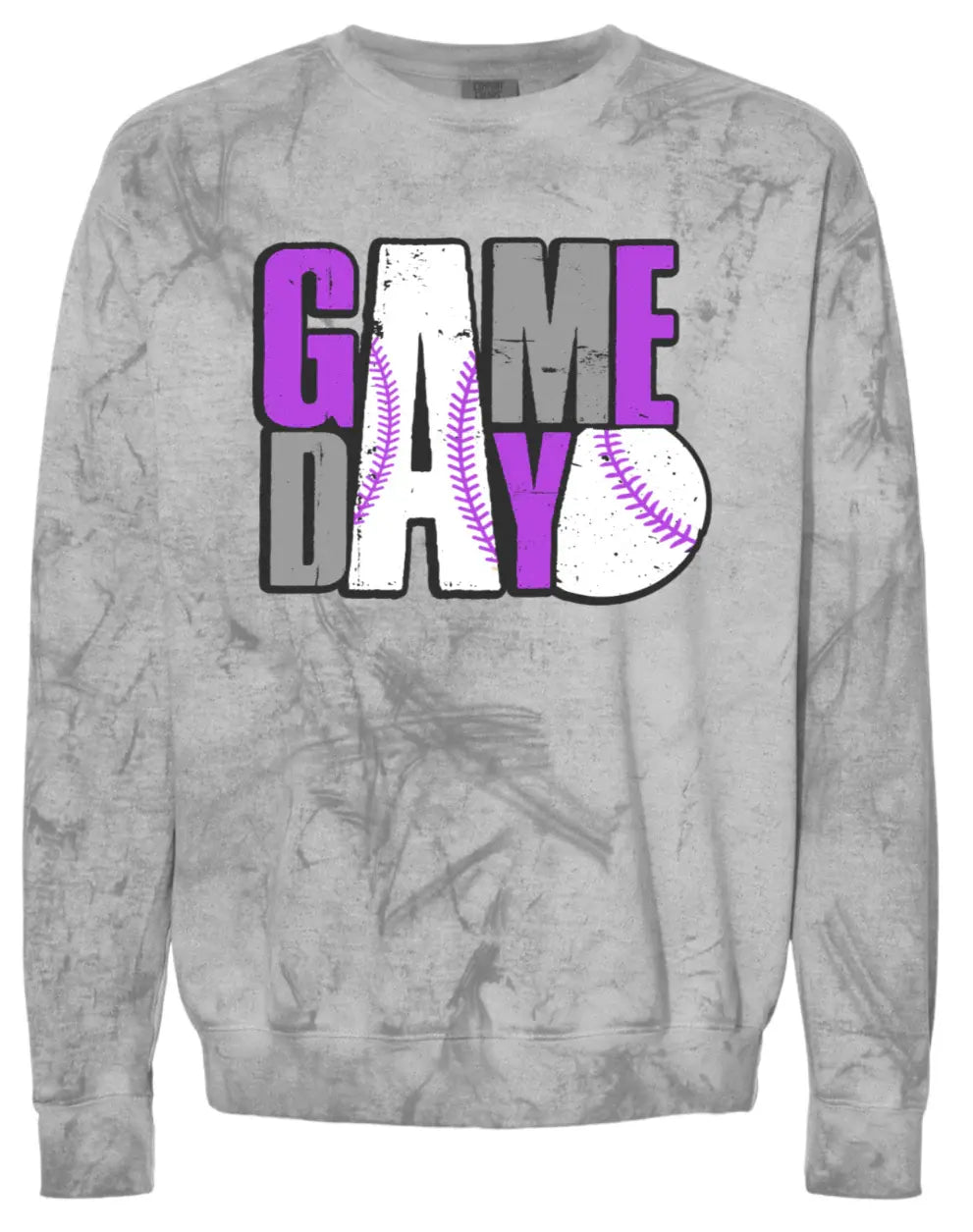 Crew Neck Smoke Game Day Baseball Stack 3