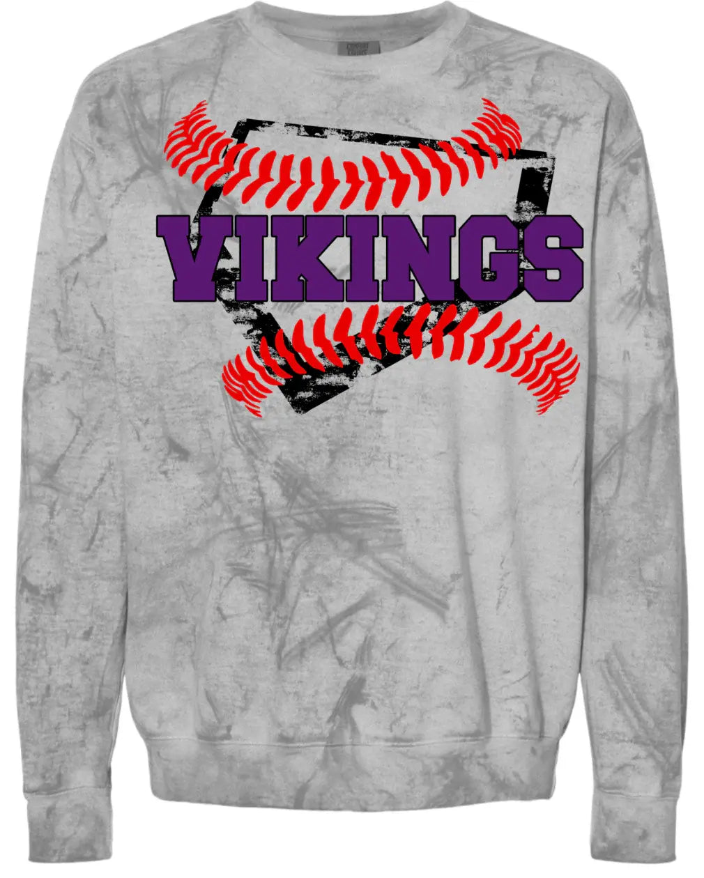 Crew Neck Smoke Viking Base Stitch 1