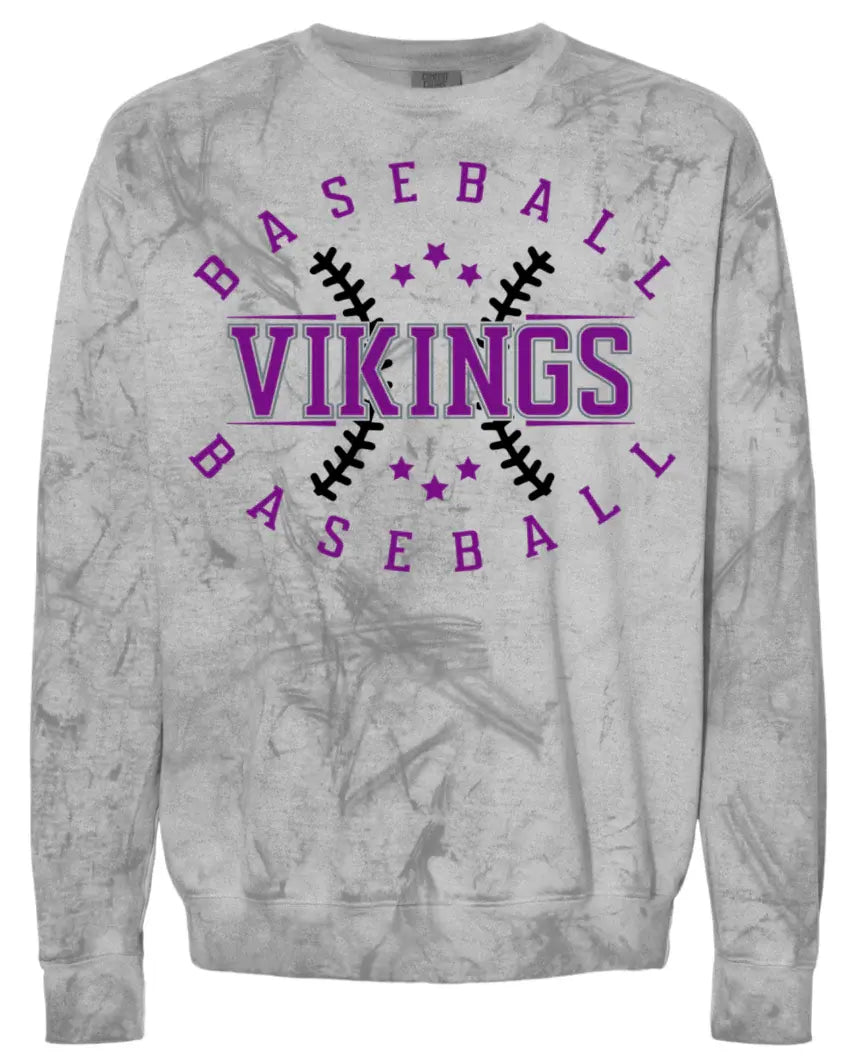 Crew Neck Smoke Viking Stitch Star 3