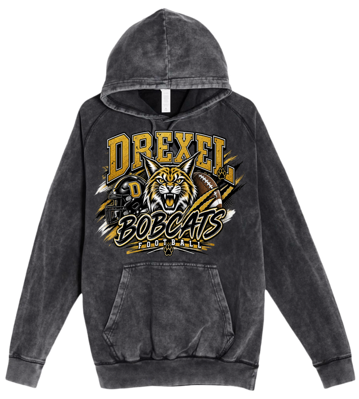 Hoodie - Charcoal Acid - DBF