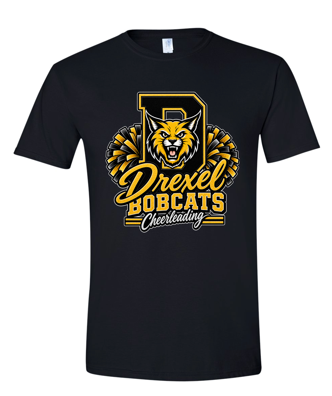 T-Shirt - Black - D Cheerleading