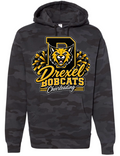 Hoodie - Black Camo - Grunge Bow