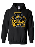 Hoodie - Black - D Cheerleading