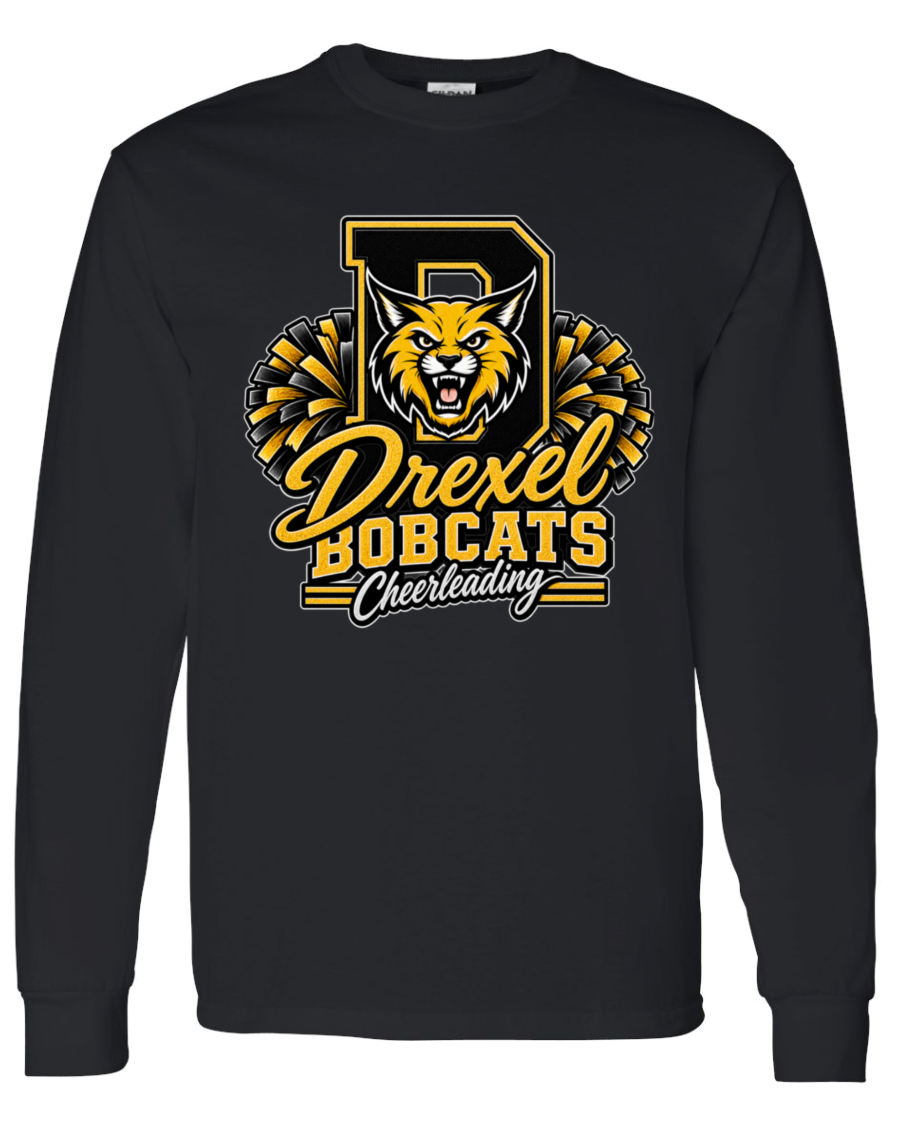 Long Sleeve - Black - D Cheerleading
