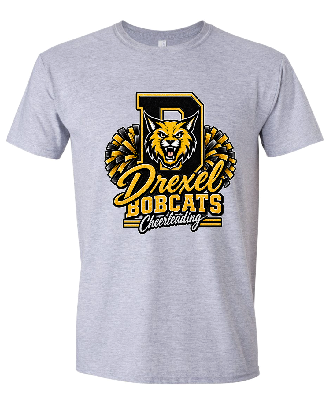 T-Shirt - Sport Grey - D Cheerleading