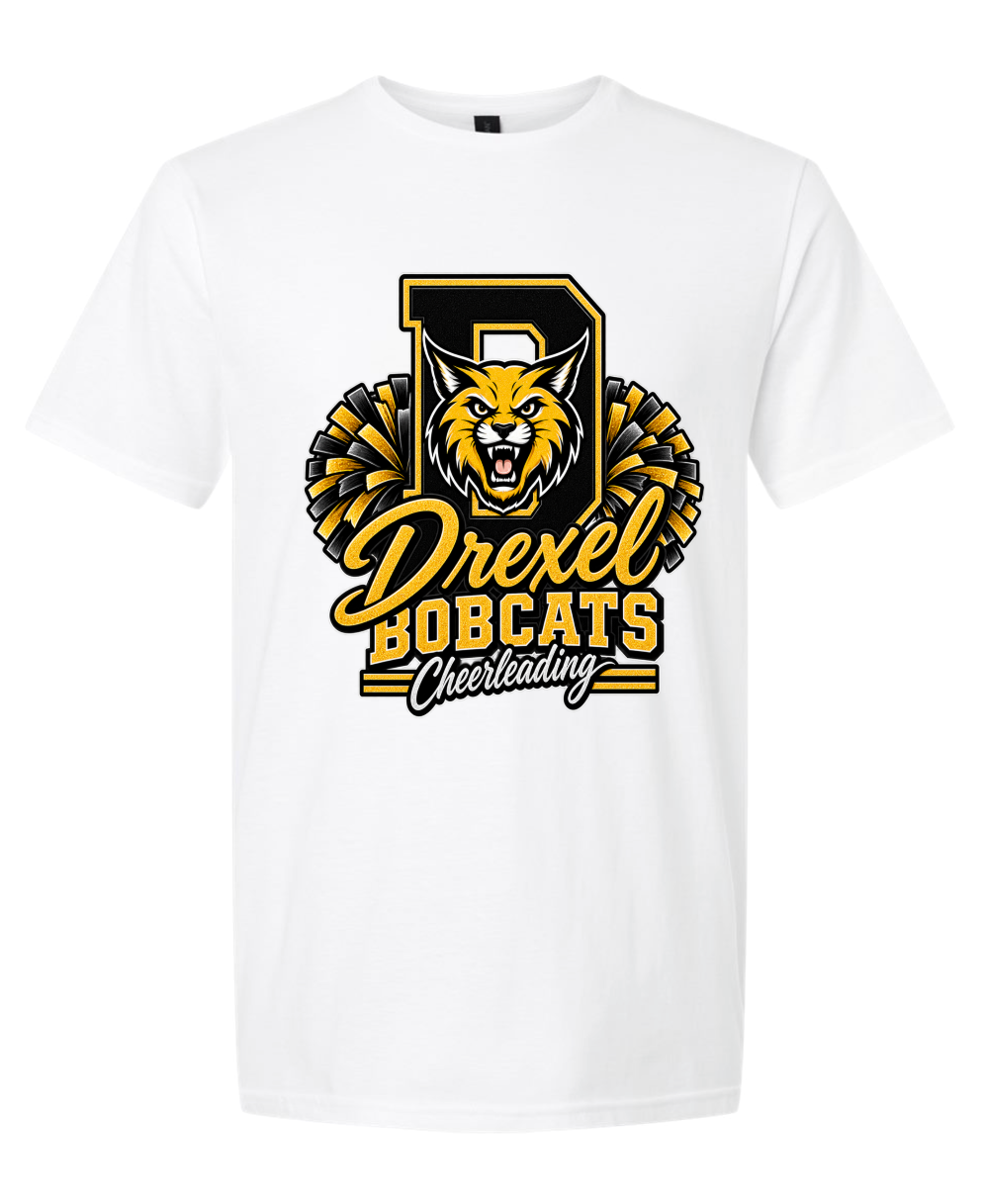 T-Shirt - White - D Cheerleading