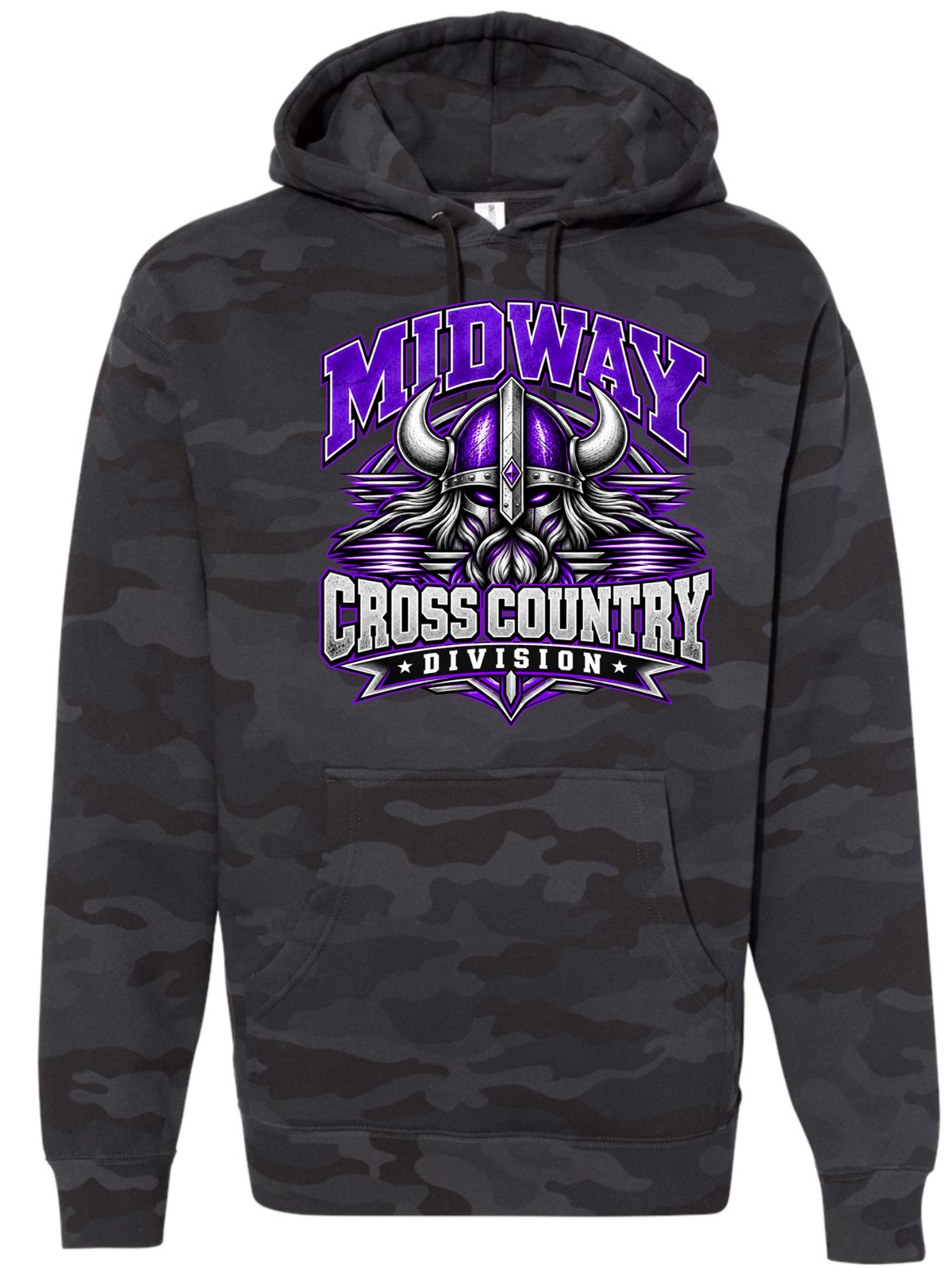 Hoodie - Black Camo - Division