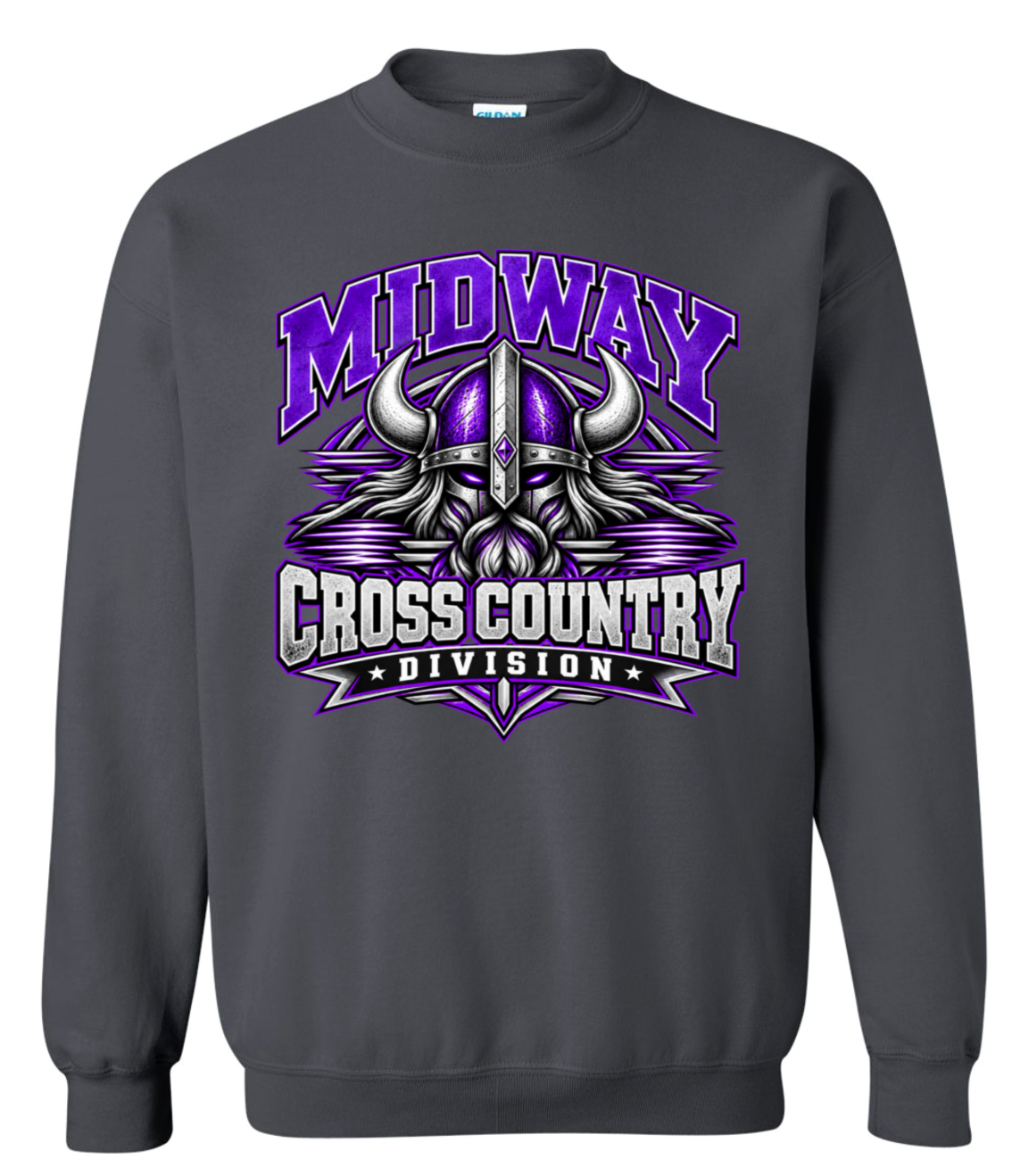 Crew Neck - Charcoal - Division