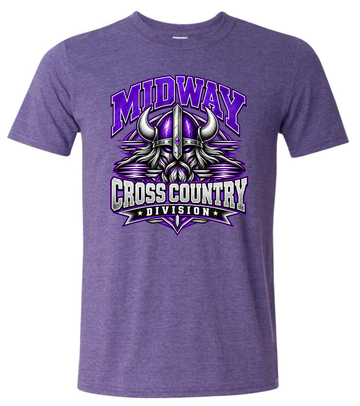 T-Shirt - Heather Purple - Division