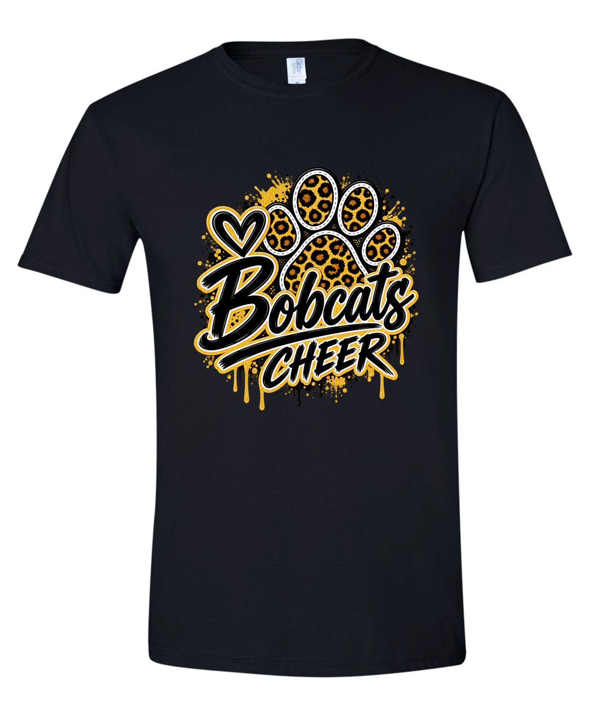 T-Shirt - Black - Drip Paw