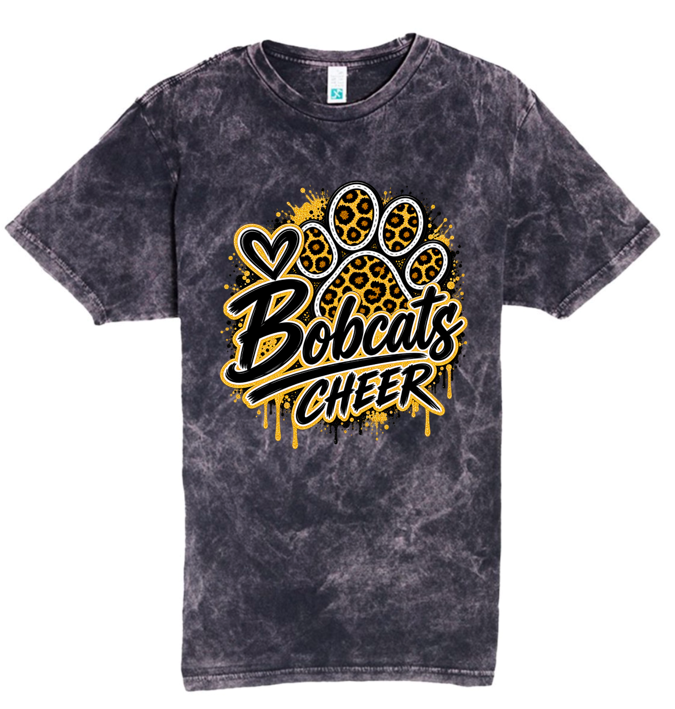 T-Shirt - Black Acid - Drip Paw