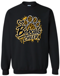 Crew Neck - Black - Drip Paw