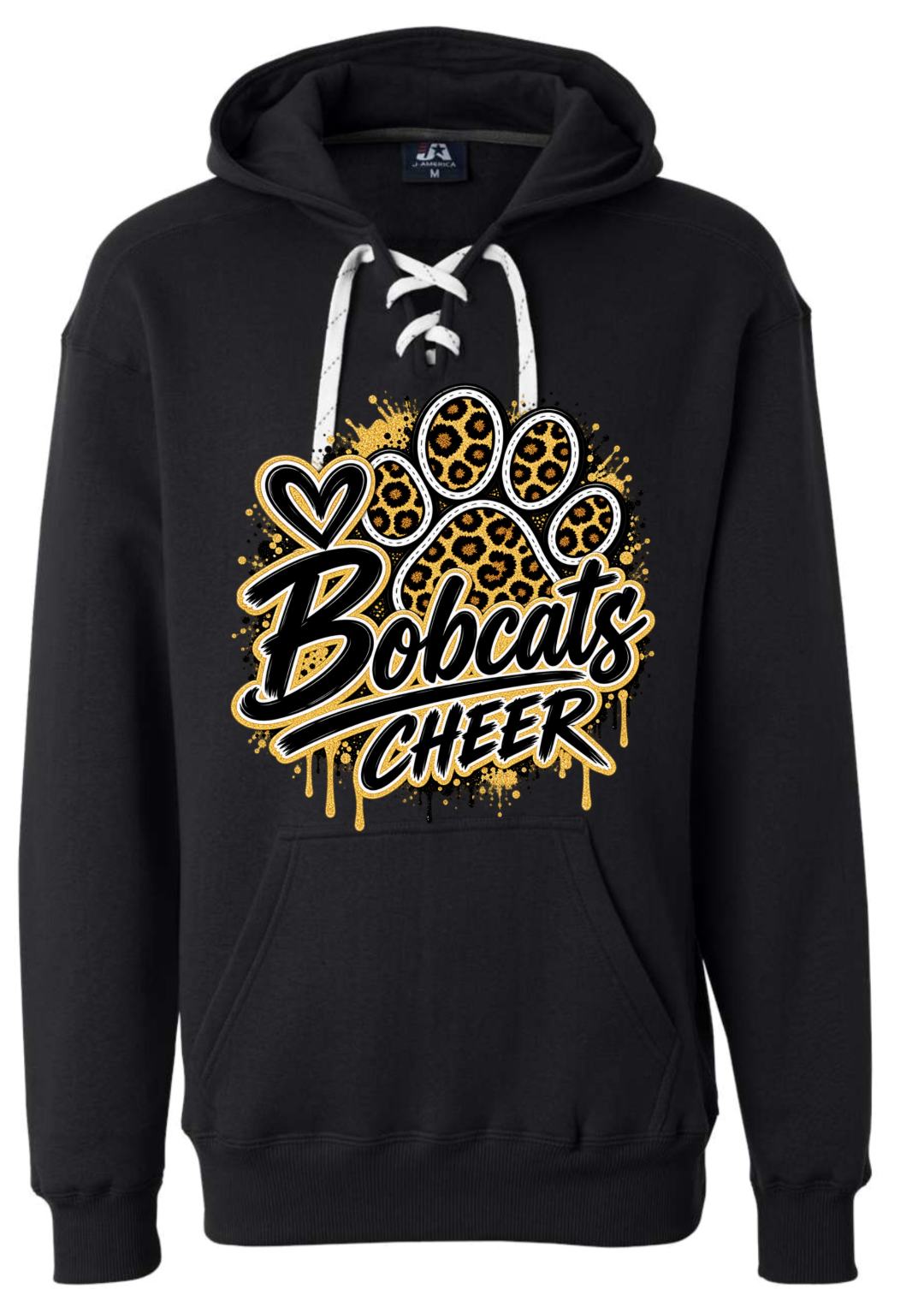 Hoodie lace - Black - Drip Paw