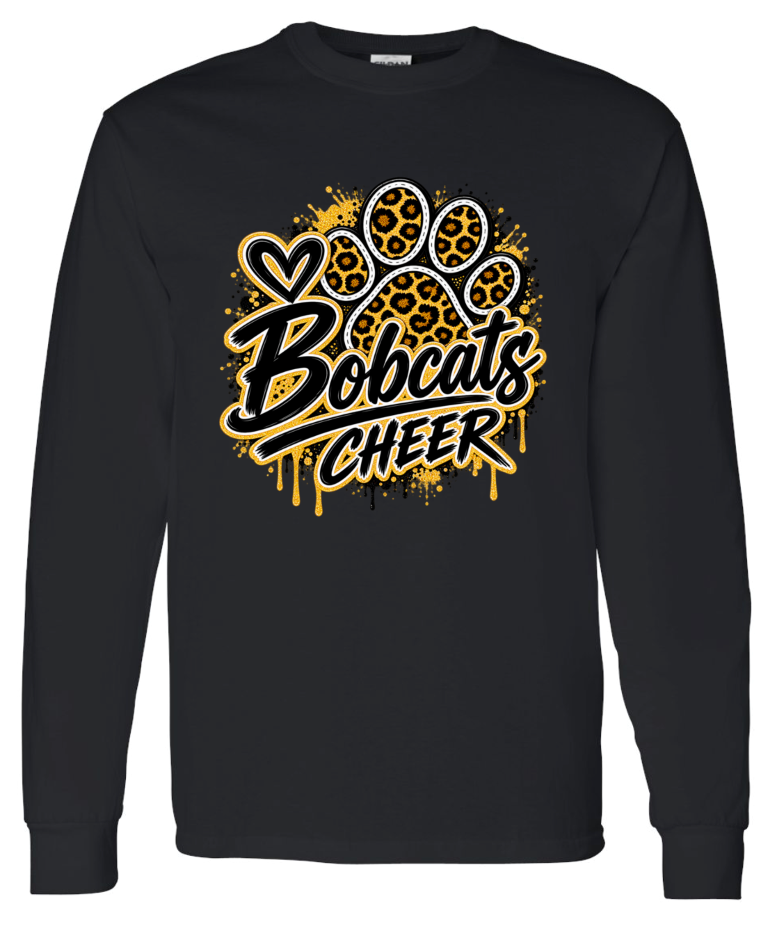 Long Sleeve - Black - Drip Paw