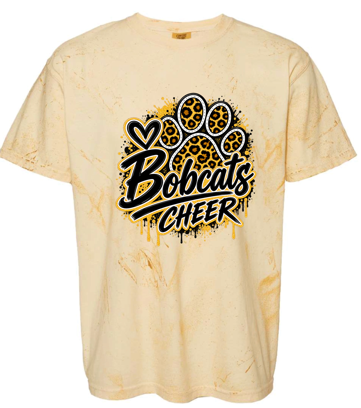 T-Shirt - Gold Smoke - Drip Paw