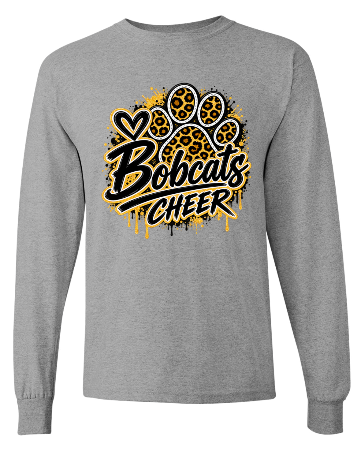 Long Sleeve - Sport Grey - Drip Paw
