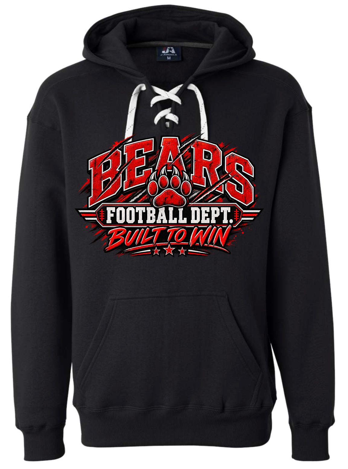 Hoodie lace - Black - FB Dept