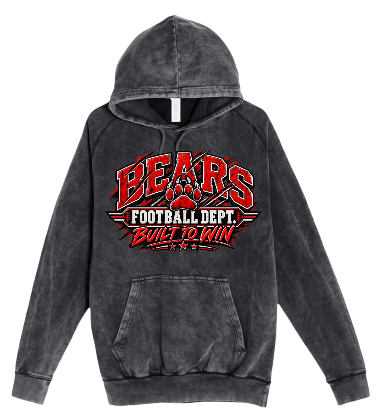 Hoodie - Charcoal Acid - FB Dept