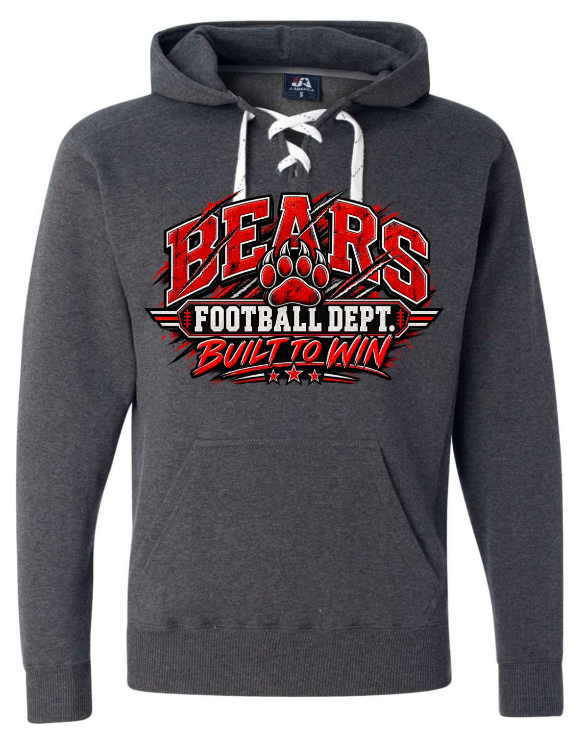 Hoodie lace - Charcoal - FB Dept