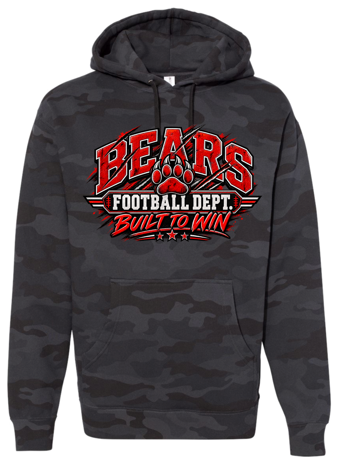 Hoodie - Black Camo - FB Dept