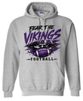Hoodie - Sport Grey - Fear The Viking