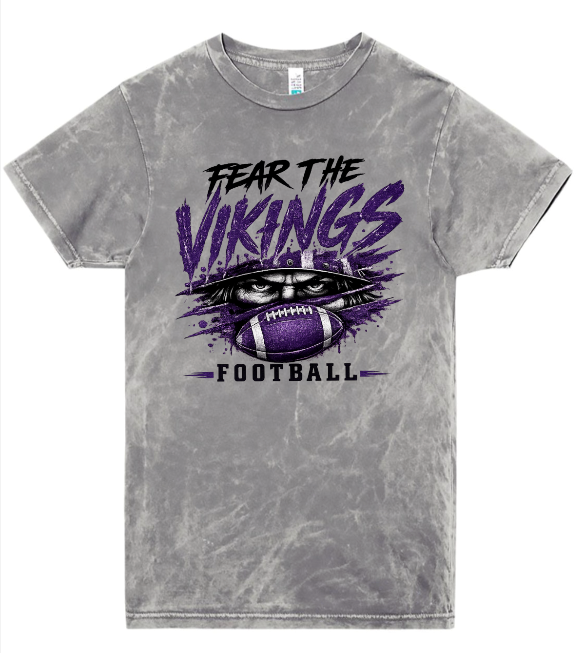T-Shirt - Silver Acid - Fear The Viking