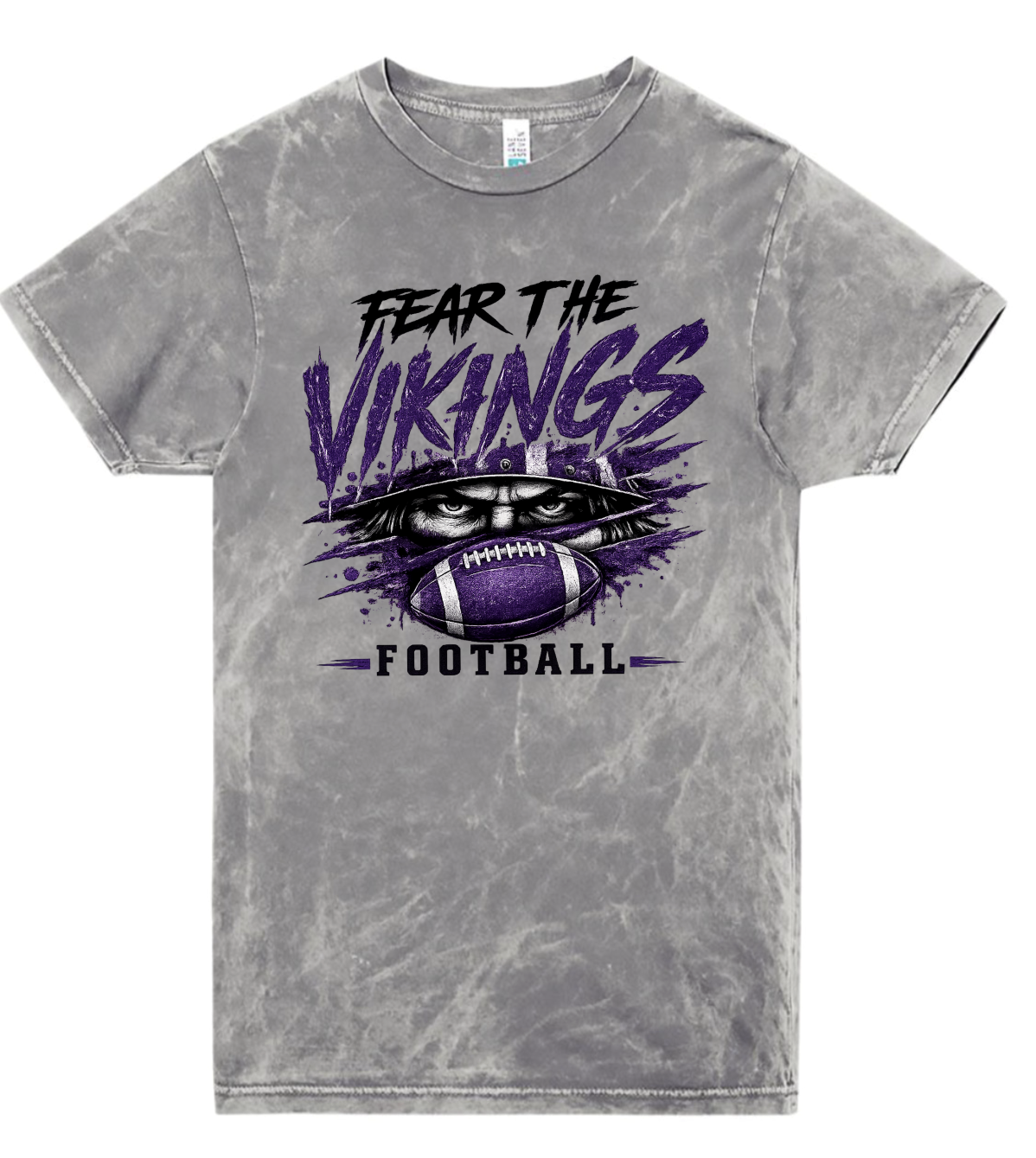 T-Shirt - Silver Acid - Fear The Viking