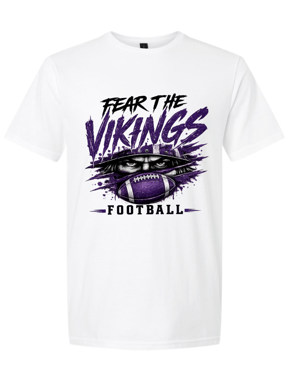 T-Shirt - White - Fear The Viking