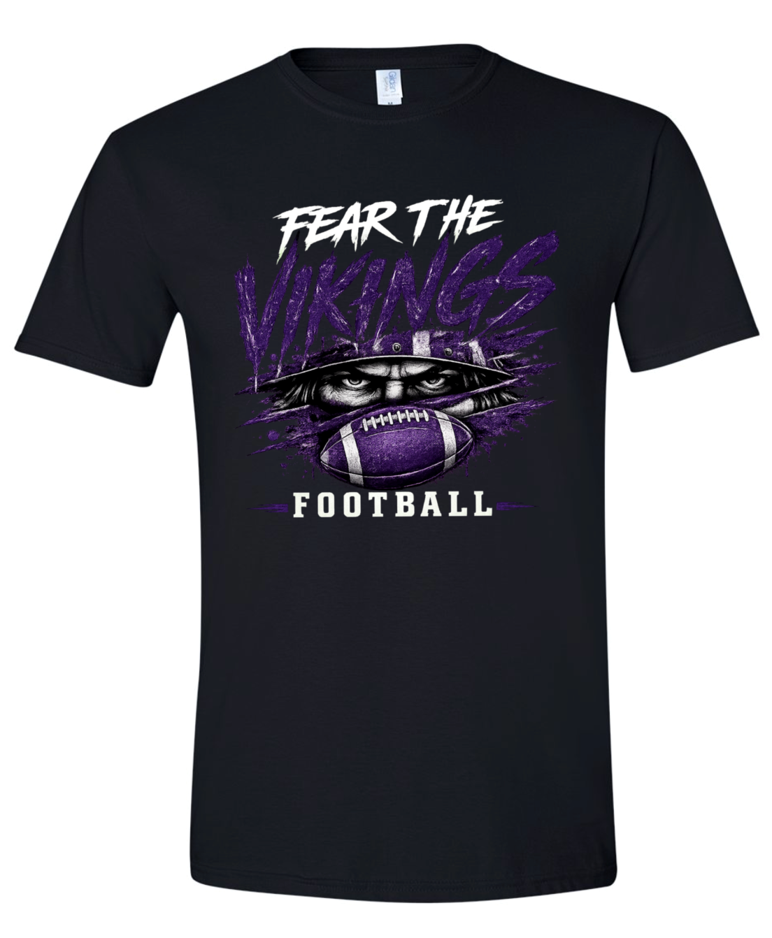 T-Shirt - Black - Fear The Viking