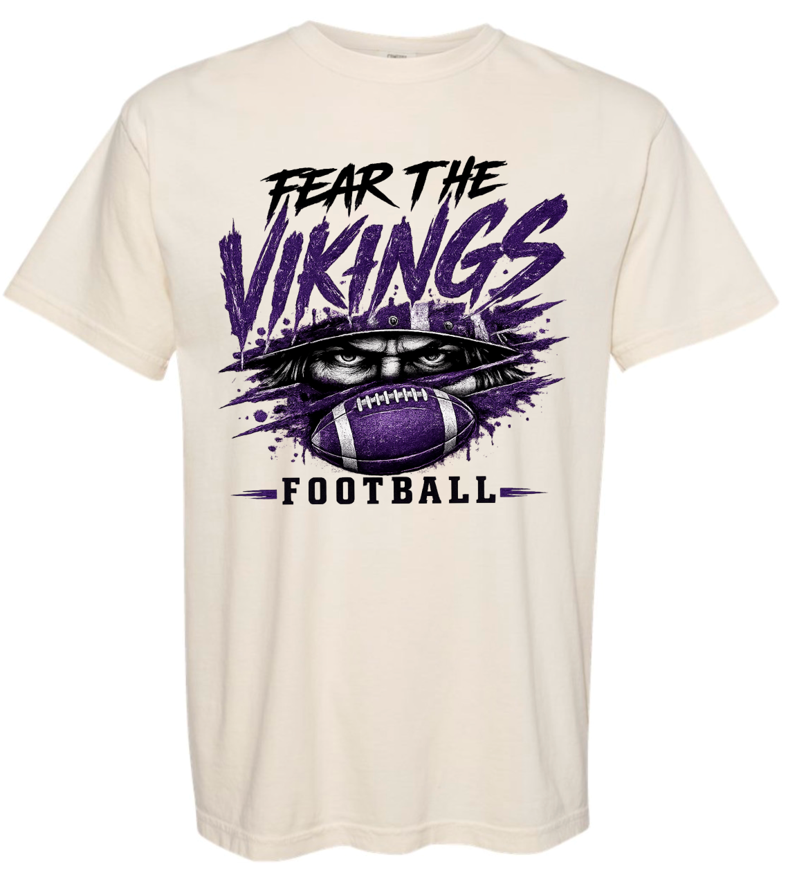 T-Shirt - Ivory - Fear The Viking