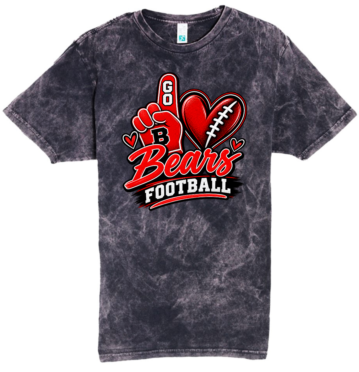 T-Shirt - Black Acid - Foam