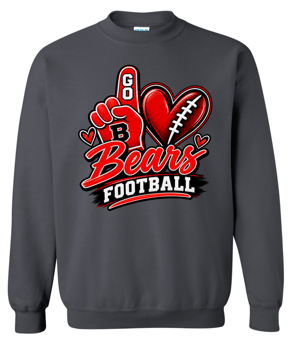 Crew Neck - Charcoal - Foam