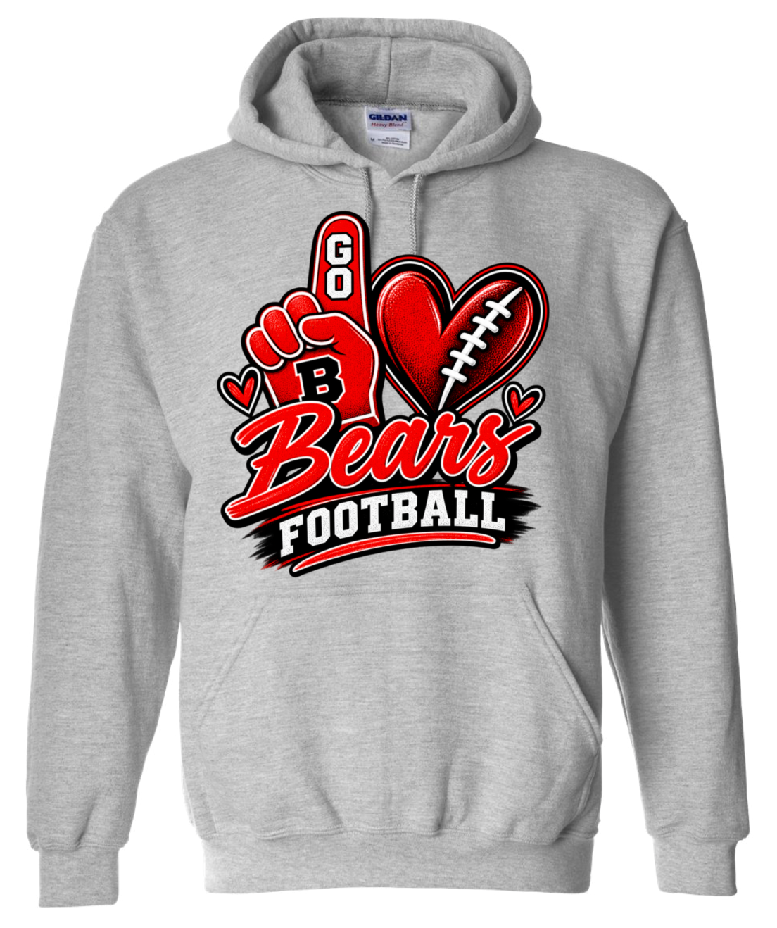 Hoodie - Sport Grey - Foam