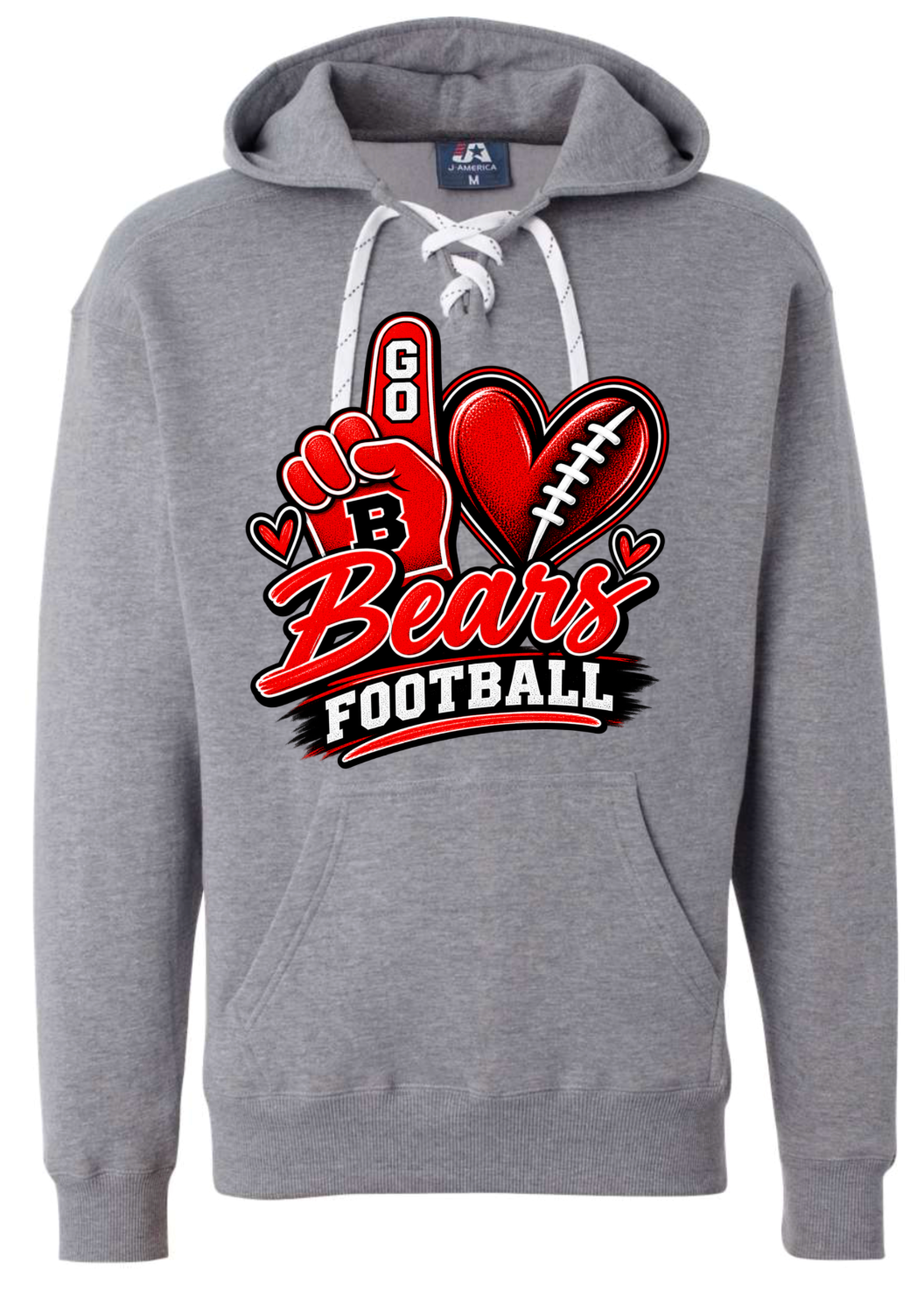 Hoodie lace - Sport Grey - Foam